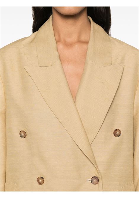 Sand beige double-breasted coat LouLou Studio - women LOULOU STUDIO | TEMODUNE